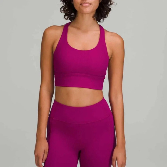 lululemon athletica Other - Lululemon Energy Longline Bra Ribbed Luxtreme *Medium Support,  B–D Cups